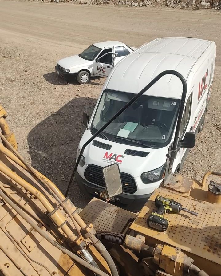 Unidades de MAC en obra de cantera
